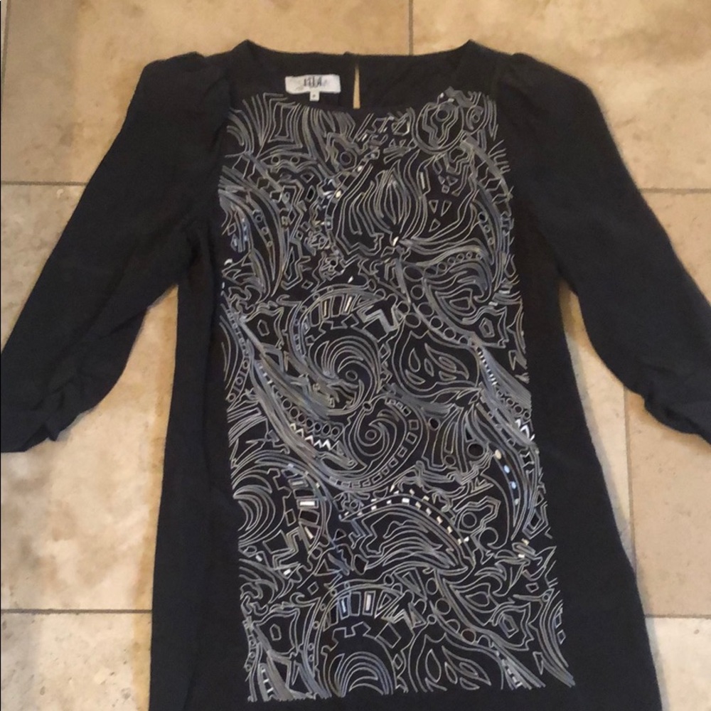 Tibi Silk Grey Dress